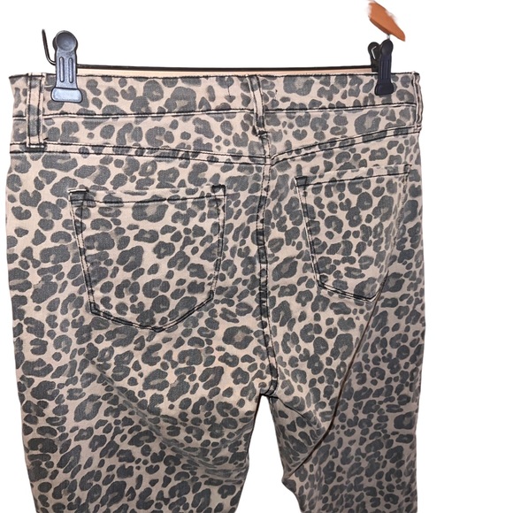 Sts Blue Ellie Leopard Print High Waist Ankle Skinny Jeans - Picture 7 of 9